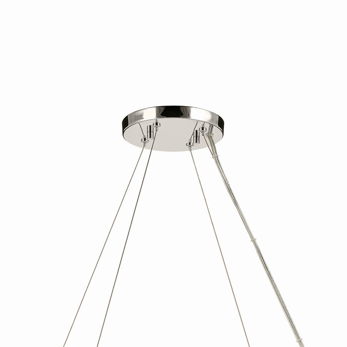 Kichler - 52771PN - Six Light Chandelier - Harpin - Polished Nickel