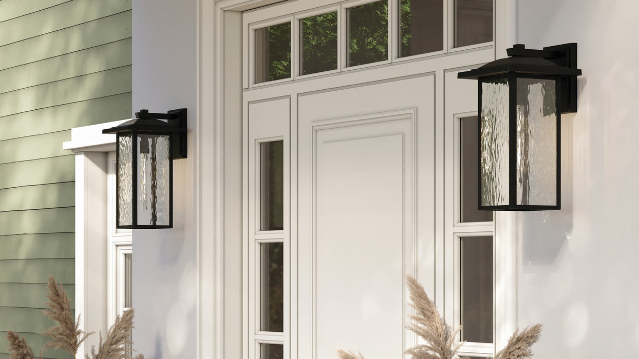 Kichler - 49928BKT - One Light Outdoor Wall Mount - Capanna - Textured Black