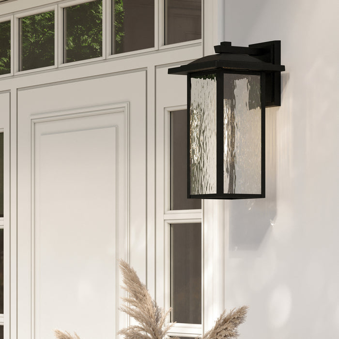 Kichler - 49928BKT - One Light Outdoor Wall Mount - Capanna - Textured Black