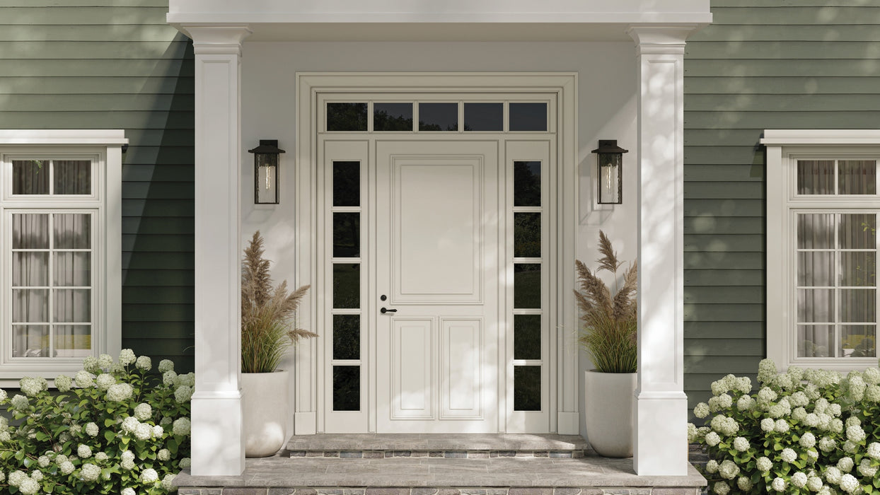 Kichler - 49928BKT - One Light Outdoor Wall Mount - Capanna - Textured Black