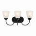 Kichler - 45639BK - Three Light Bath - Jolie - Black