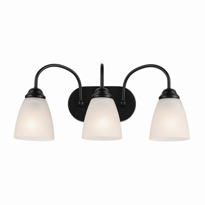 Kichler - 45639BK - Three Light Bath - Jolie - Black