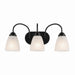 Kichler - 45639BK - Three Light Bath - Jolie - Black