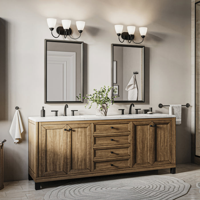 Kichler - 45639BK - Three Light Bath - Jolie - Black