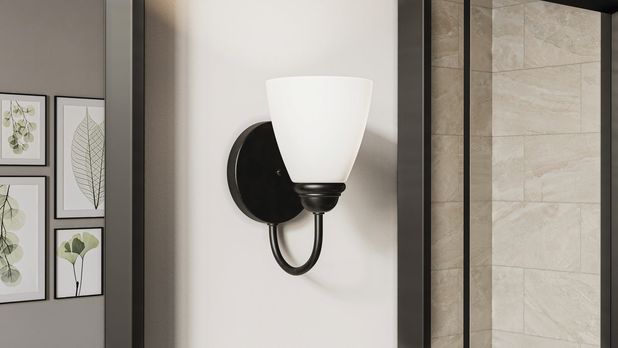Kichler - 45637BK - One Light Wall Sconce - Jolie - Black