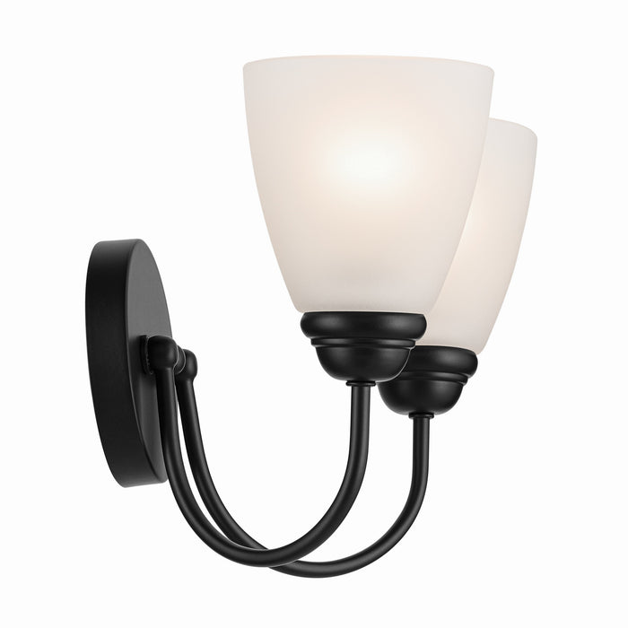 Kichler - 45638BK - Two Light Bath - Jolie - Black