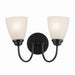 Kichler - 45638BK - Two Light Bath - Jolie - Black