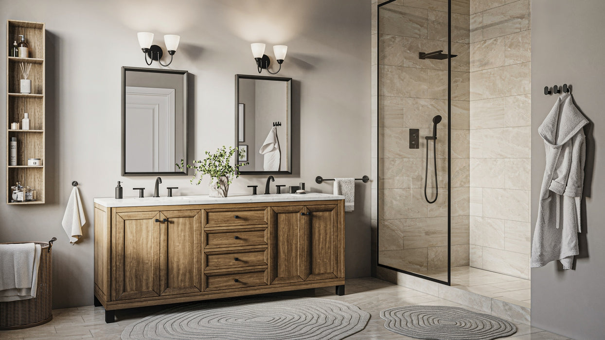 Kichler - 45638BK - Two Light Bath - Jolie - Black