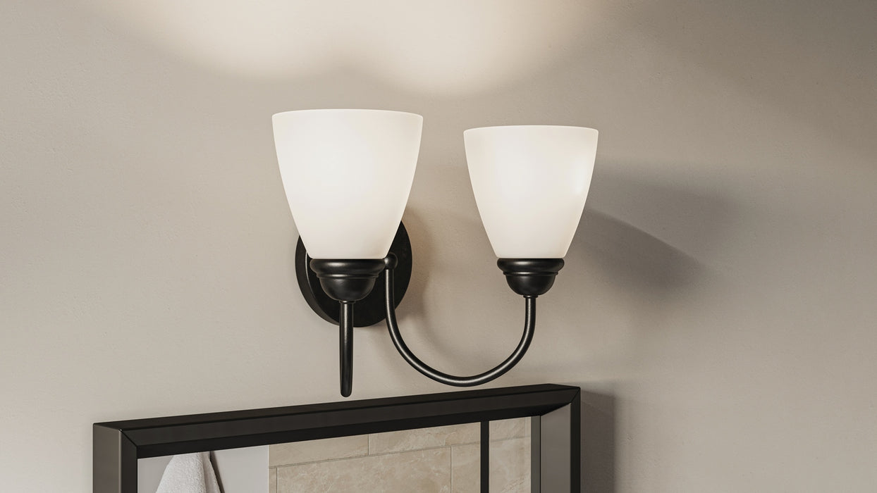 Kichler - 45638BK - Two Light Bath - Jolie - Black