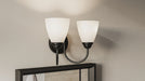 Kichler - 45638BK - Two Light Bath - Jolie - Black