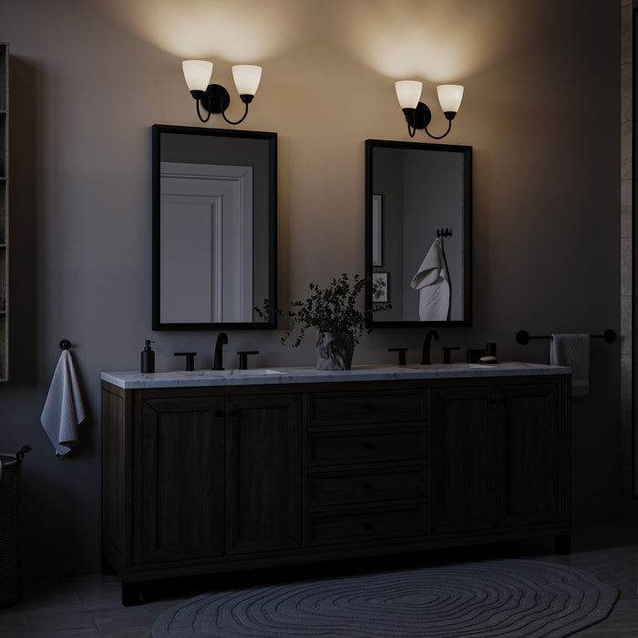 Kichler - 45638BK - Two Light Bath - Jolie - Black