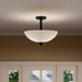 Kichler - 43641BK - Two Light Pendant/Semi Flush - Jolie - Black