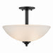 Kichler - 43641BK - Two Light Pendant/Semi Flush - Jolie - Black