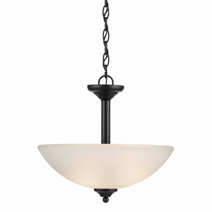 Kichler - 43641BK - Two Light Pendant/Semi Flush - Jolie - Black