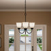 Kichler - 43637BK - Three Light Mini Chandelier - Jolie - Black
