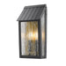 Artcraft - AC8057BK - Three Light Outdoor Wall Sconce - Point - Black, Brass