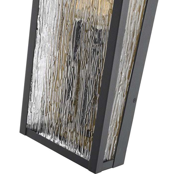 Artcraft - AC8058BK - Two Light Outdoor Wall Sconce - Point - Black, Brass