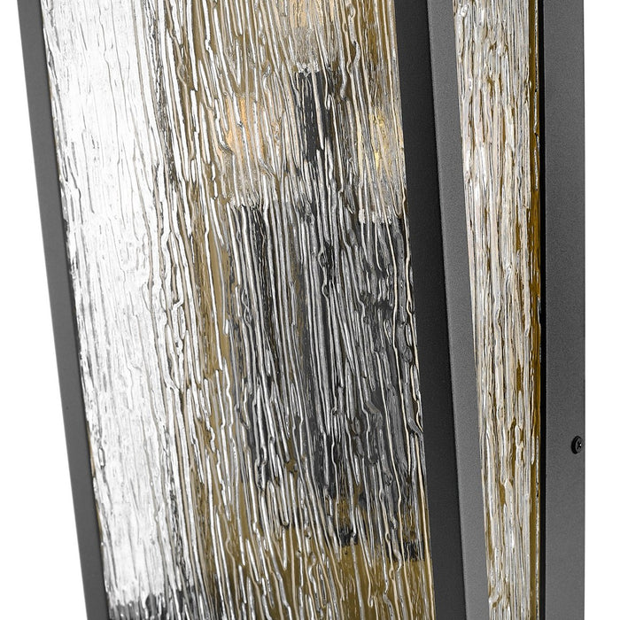 Artcraft - AC8059BK - Two Light Outdoor Wall Sconce - Point - Black, Brass