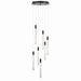Artcraft - AC12147BK - LED Chandelier - Celine - Black