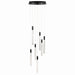 Artcraft - AC12147BK - LED Chandelier - Celine - Black