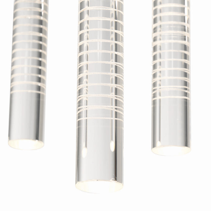 Artcraft - AC12147BK - LED Chandelier - Celine - Black