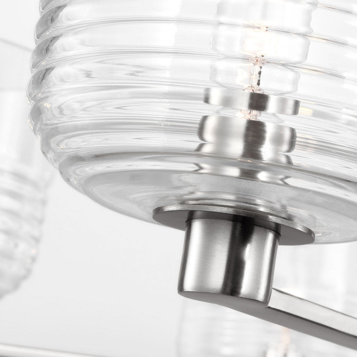 Visual Comfort Studio - DJC1216BS - Six Light Chandelier - Lochdale - Brushed Nickel