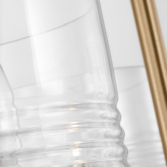 Visual Comfort Studio - DJC1233SB - Three Light Chandelier - Lochdale - Satin Brass