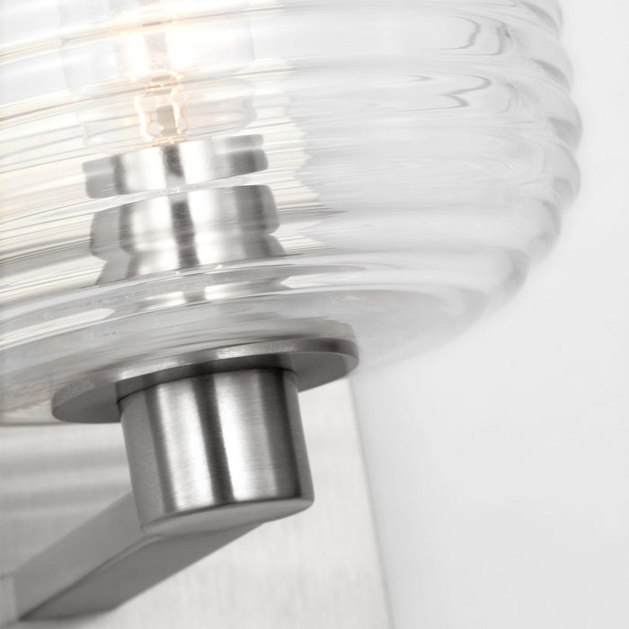 Visual Comfort Studio - DJV1111BS - One Light Wall Sconce - Lochdale - Brushed Nickel