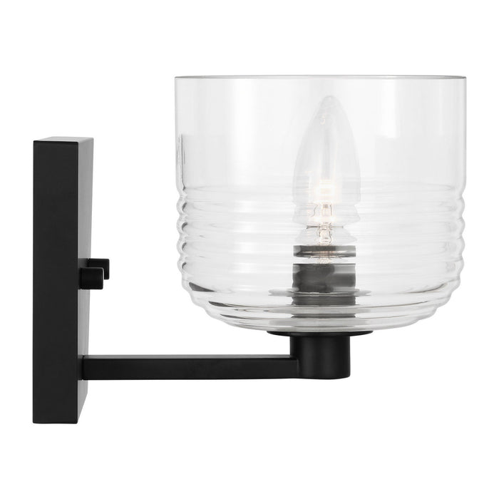 Visual Comfort Studio - DJV1111MBK - One Light Wall Sconce - Lochdale - Midnight Black