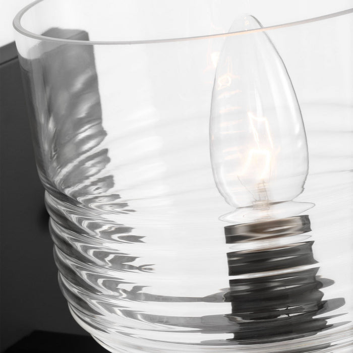 Visual Comfort Studio - DJV1111MBK - One Light Wall Sconce - Lochdale - Midnight Black