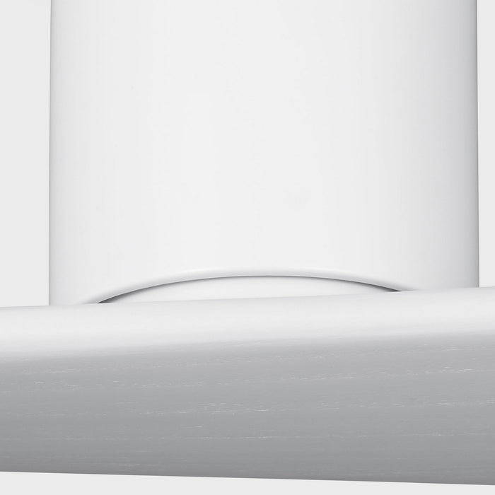 Visual Comfort Fan - 2PLSMH52RZW - 52"Ceiling Fan - Plank Smart 52 Hugger - Matte White