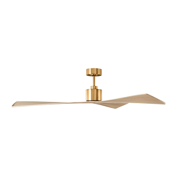 Visual Comfort Fan - 3ADR60BBSWWO - 60"Ceiling Fan - Adler 60 - Burnished Brass
