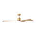 Visual Comfort Fan - 3ADR60BBSWWO - 60"Ceiling Fan - Adler 60 - Burnished Brass