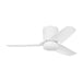 Visual Comfort Fan - 3CGHR44RZWD - 44"Ceiling Fan - Colgin 44 Hugger LED - Matte White