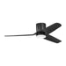 Visual Comfort Fan - 3CGHR56MBKD - 56"Ceiling Fan - Colgin 56 Hugger LED - Midnight Black