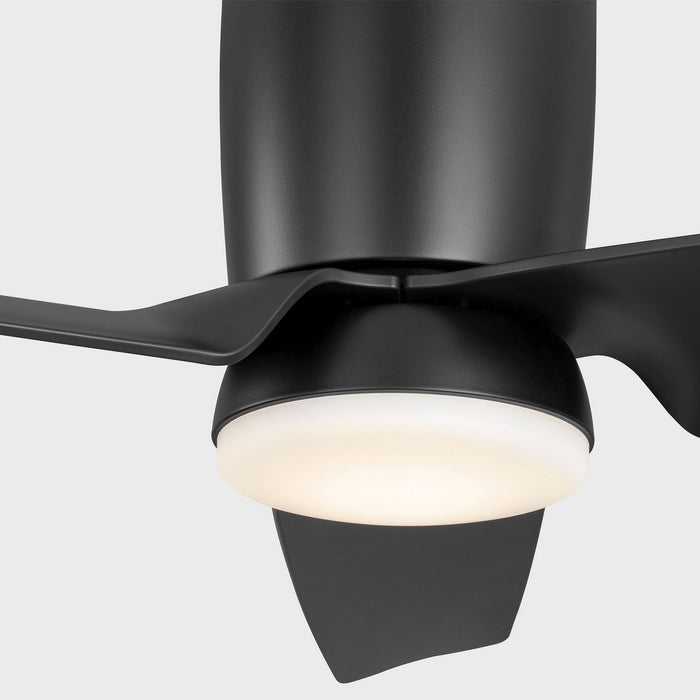 Visual Comfort Fan - 3CGHR56MBKD - 56"Ceiling Fan - Colgin 56 Hugger LED - Midnight Black