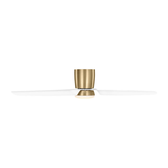 Visual Comfort Fan - 3CGHR56SBD - 56"Ceiling Fan - Colgin 56 Hugger LED - Satin Brass