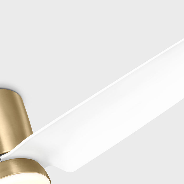 Visual Comfort Fan - 3CGHR56SBD - 56"Ceiling Fan - Colgin 56 Hugger LED - Satin Brass