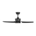 Visual Comfort Fan - 3CGR44MBKD - 44"Ceiling Fan - Colgin 44 LED - Midnight Black