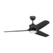 Visual Comfort Fan - 3CGR56MBKD - 56"Ceiling Fan - Colgin 56 LED - Midnight Black