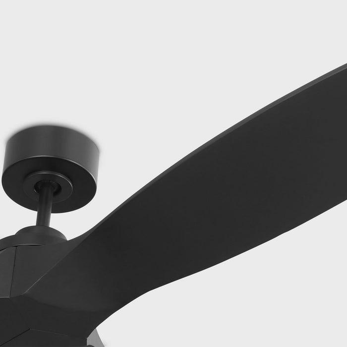Visual Comfort Fan - 3CLNSM70MBK - 70"Ceiling Fan - Collins Smart 70 - Midnight Black