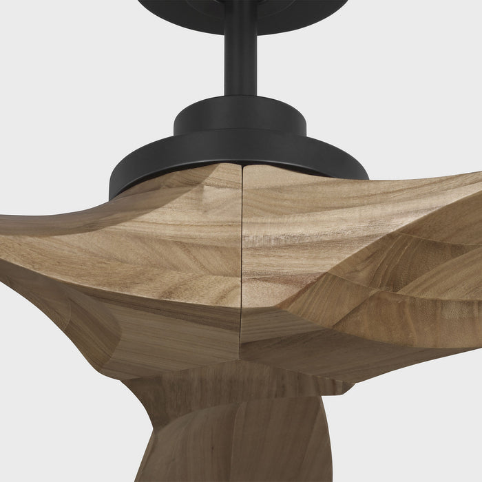 Visual Comfort Fan - 3CLNSM70MBKNH - 70"Ceiling Fan - Collins Smart 70 - Midnight Black