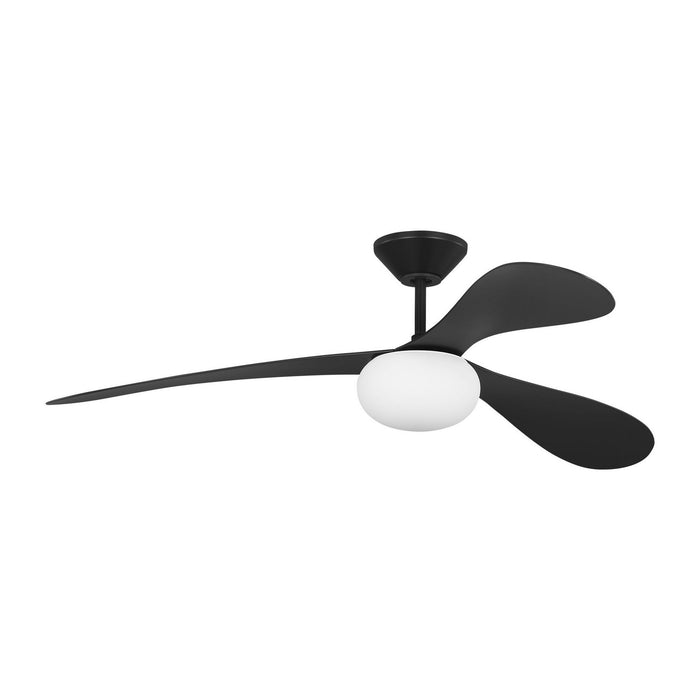 Visual Comfort Fan - 3DPSM58MBKD - 58"Ceiling Fan - Drape Smart 58 LED - Midnight Black