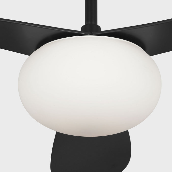 Visual Comfort Fan - 3DPSM58MBKD - 58"Ceiling Fan - Drape Smart 58 LED - Midnight Black