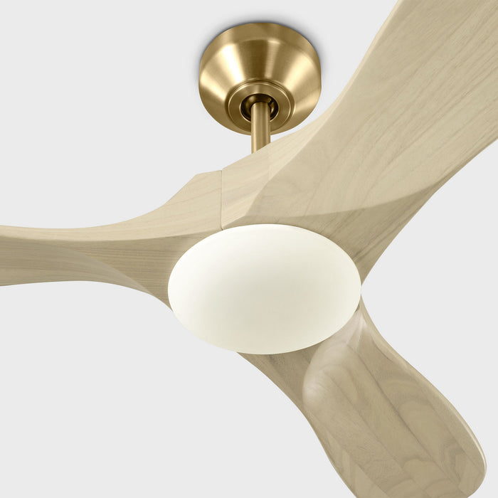 Visual Comfort Fan - 3MAVSM44BBSWWOD - 44"Ceiling Fan - Maverick Smart 44 LED - Burnished Brass