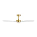 Visual Comfort Fan - 3PDSM52BBS - 52"Ceiling Fan - Paddle Smart 52 - Burnished Brass