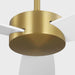 Visual Comfort Fan - 3PDSM52BBS - 52"Ceiling Fan - Paddle Smart 52 - Burnished Brass