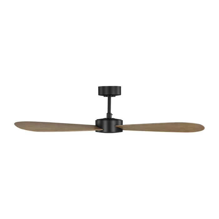 Visual Comfort Fan - 3PDSM52MBK - 52"Ceiling Fan - Paddle Smart 52 - Midnight Black
