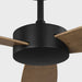 Visual Comfort Fan - 3PDSM52MBK - 52"Ceiling Fan - Paddle Smart 52 - Midnight Black