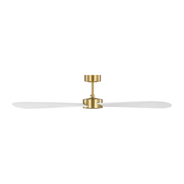 Visual Comfort Fan - 3PDSM60BBS - 60"Ceiling Fan - Paddle Smart 60 - Burnished Brass